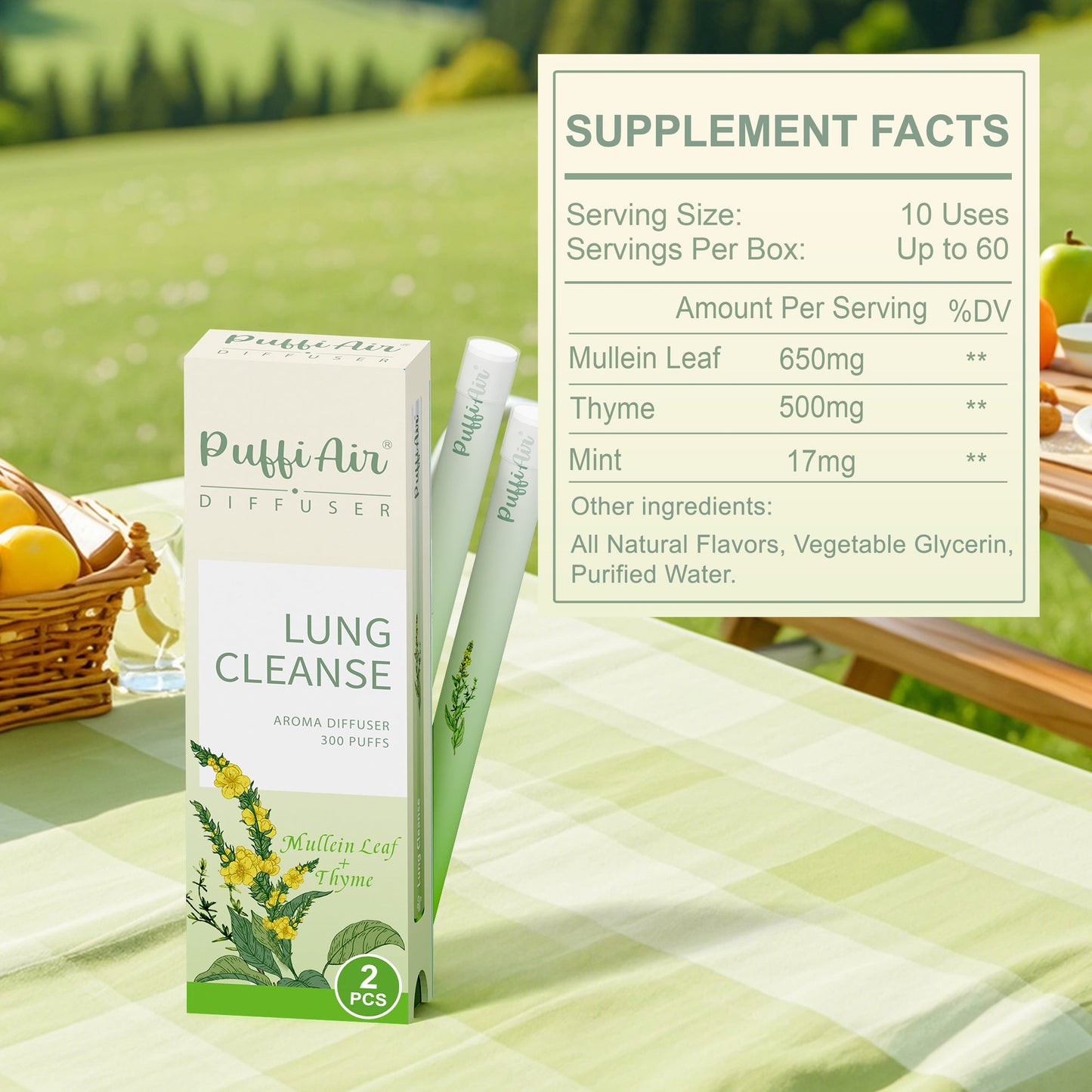 Lung Cleanse Diffuser - 900 Uses