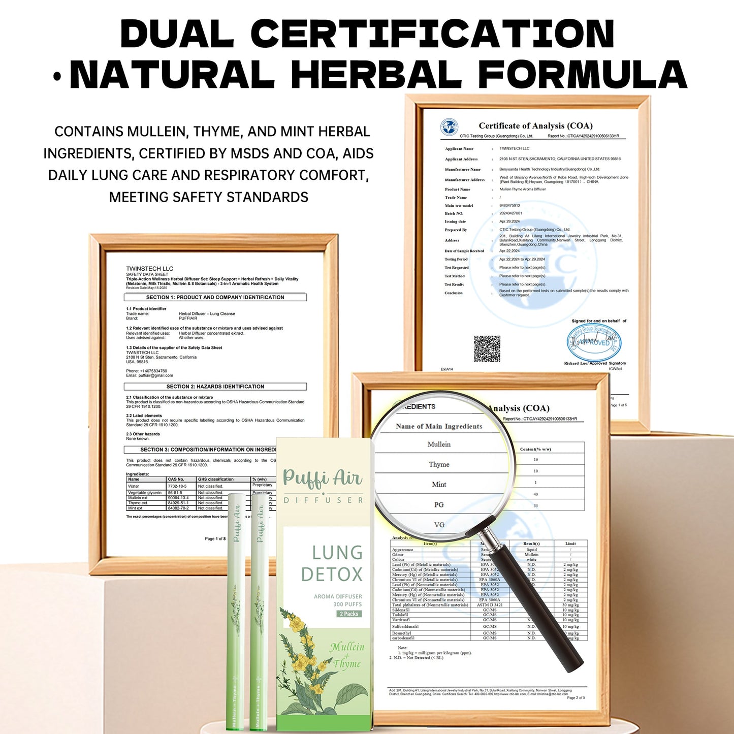 Lung Cleanse Diffuser - 900 Uses