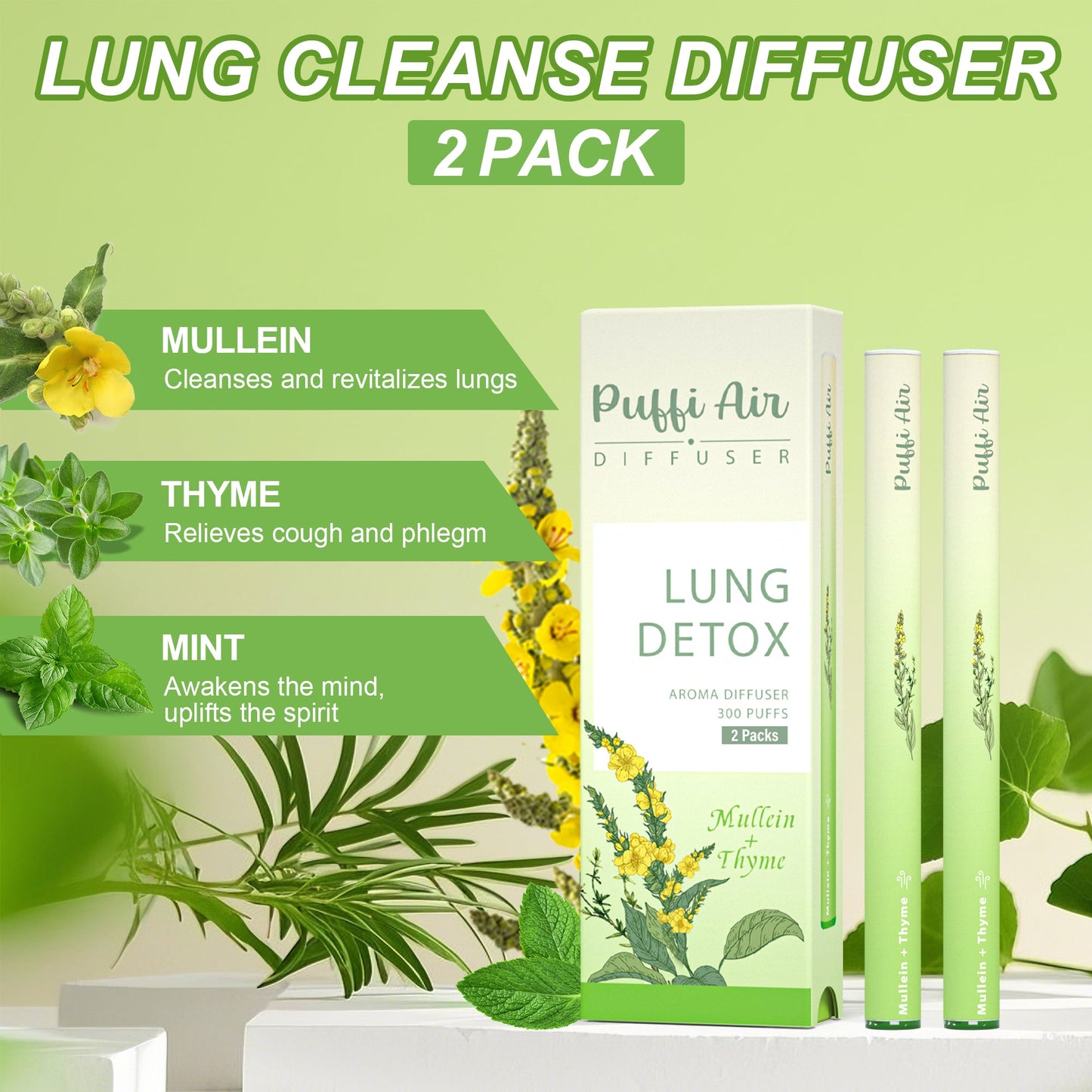 Lung Cleanse Diffuser - 900 Uses